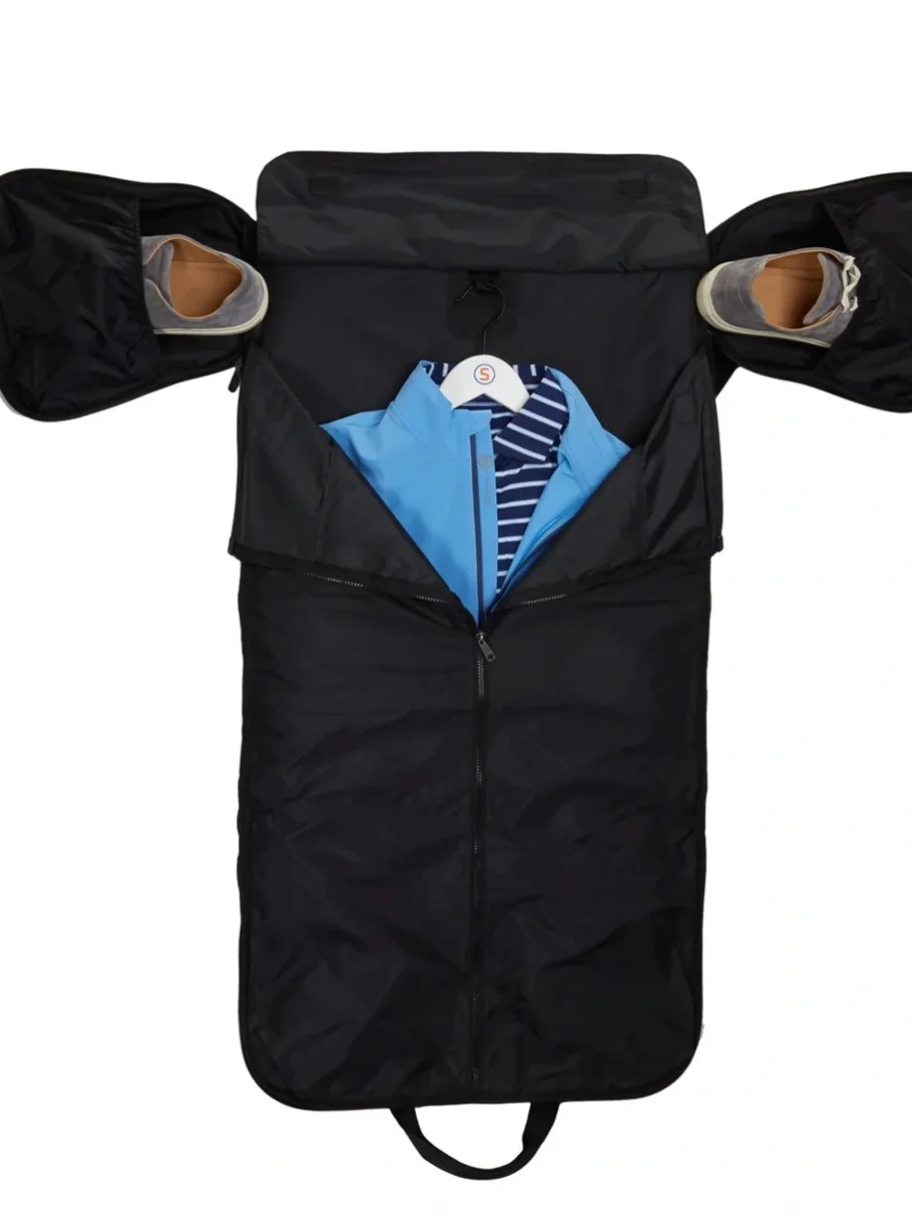 STITCH Golf Ultimate Garment Bag UGB Black The Paintbrush 2-in-1 Duffle EUC Suit